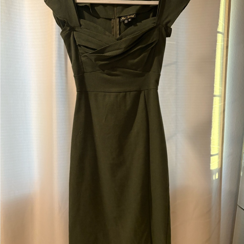Stop Staring Green Dress
